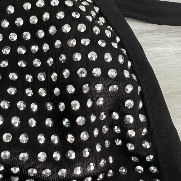 I.am.gia black rhinestone bikini top - Picture 4 of 4